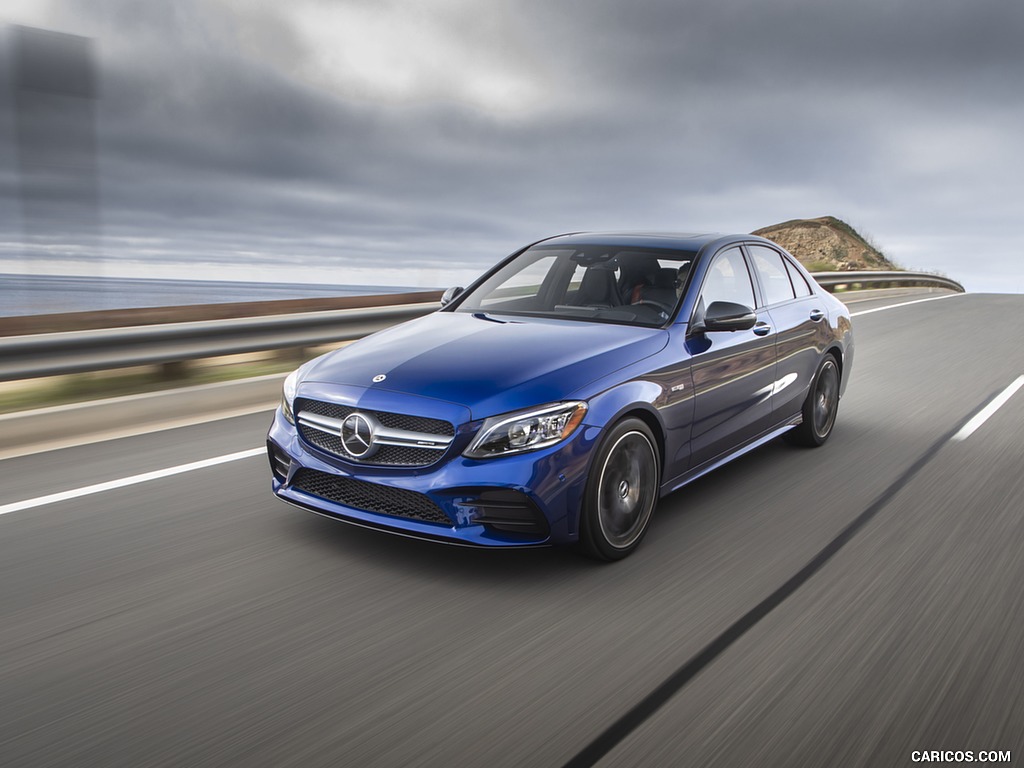 2019 Mercedes-AMG C43 Sedan (US-Spec) - Front Three-Quarter