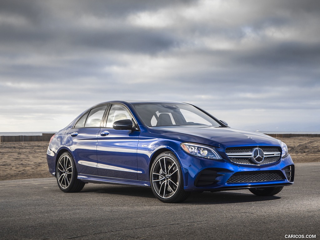 2019 Mercedes-AMG C43 Sedan (US-Spec) - Front Three-Quarter