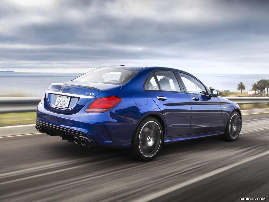 2019 Mercedes-AMG C43 Sedan (US-Spec) - Rear Three-Quarter