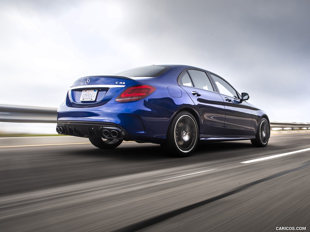 2019 Mercedes-AMG C43 Sedan (US-Spec) - Rear Three-Quarter