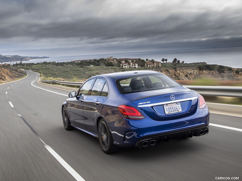 2019 Mercedes-AMG C43 Sedan (US-Spec) - Rear Three-Quarter