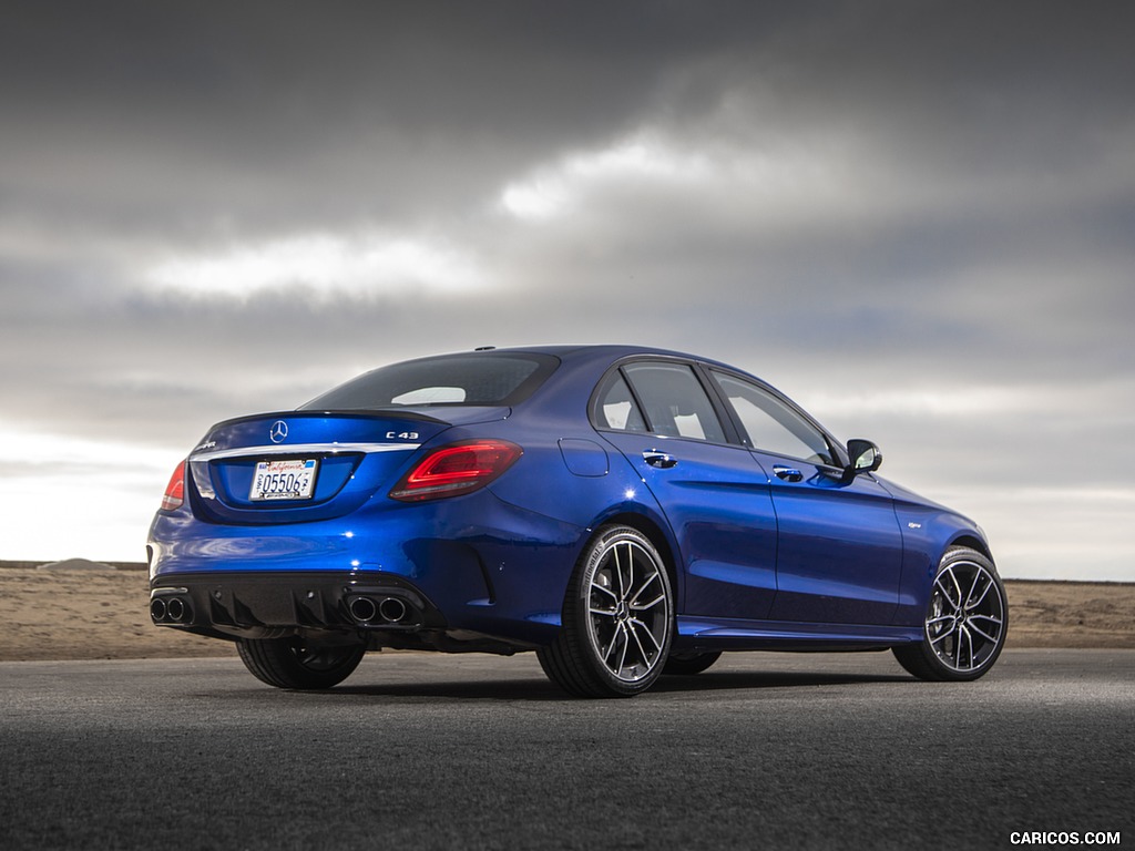 2019 Mercedes-AMG C43 Sedan (US-Spec) - Rear Three-Quarter