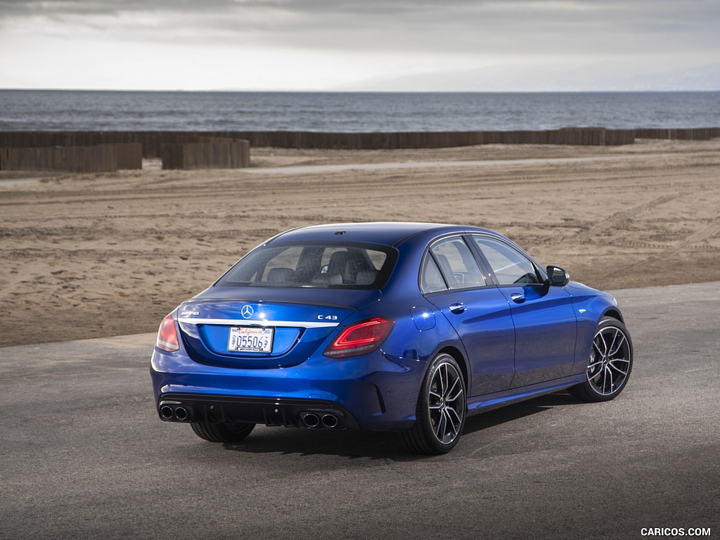 2019 Mercedes-AMG C43 Sedan (US-Spec) - Rear Three-Quarter