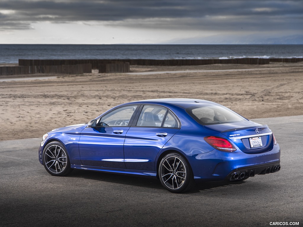 2019 Mercedes-AMG C43 Sedan (US-Spec) - Rear Three-Quarter