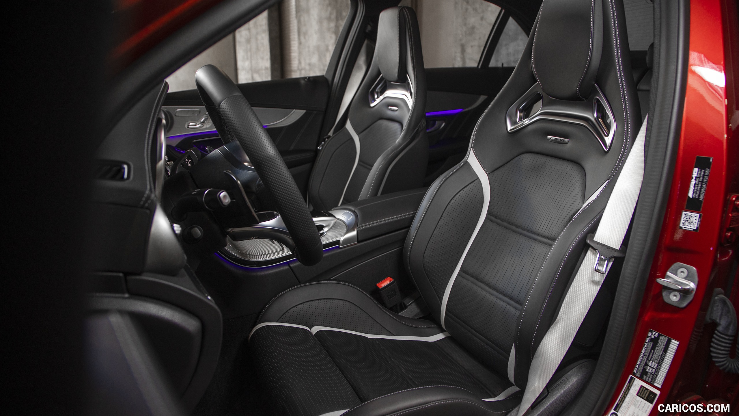 2019 Mercedes-AMG C63 S Sedan (US-Sedan) - Interior, Front Seats, #105 of 115