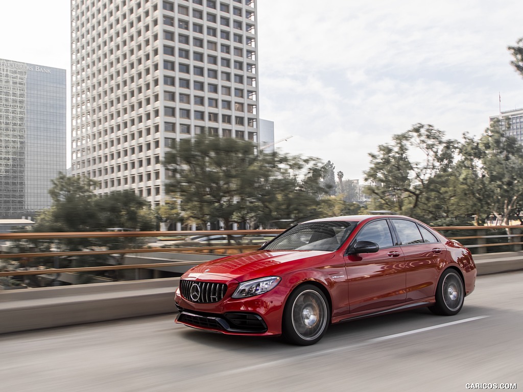 2019 Mercedes-AMG C63 S Sedan (US-Sedan) - Front Three-Quarter