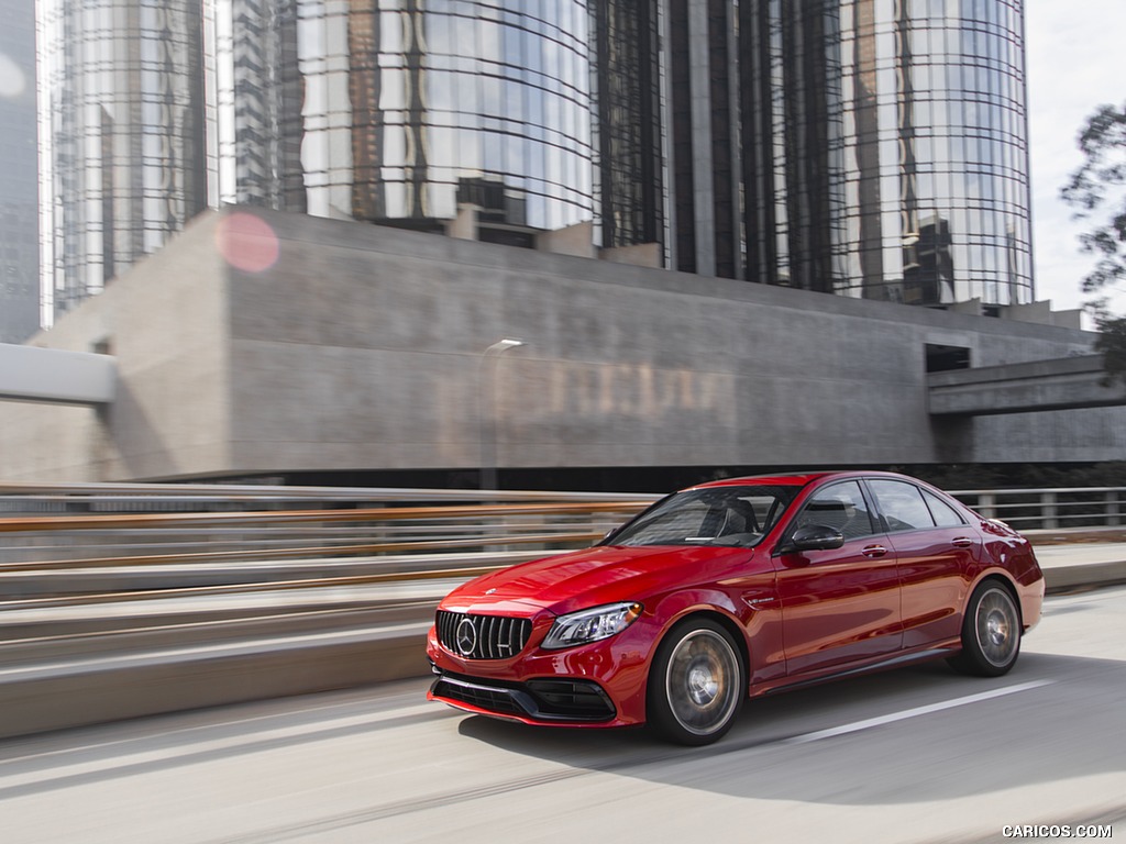 2019 Mercedes-AMG C63 S Sedan (US-Sedan) - Front Three-Quarter