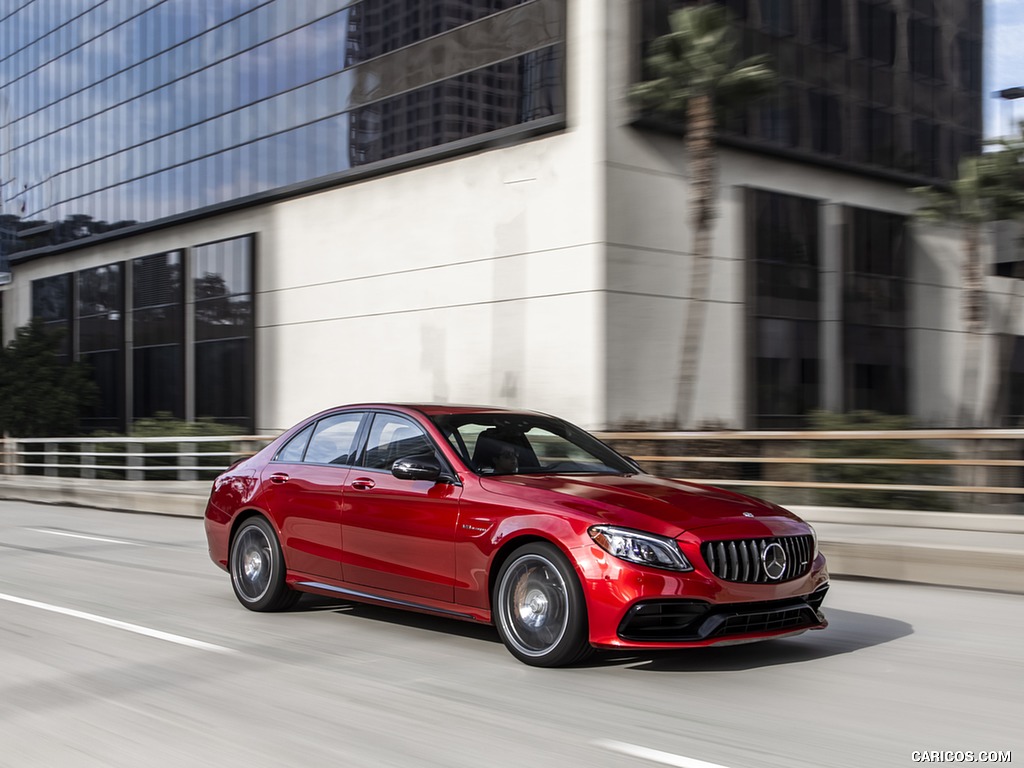 2019 Mercedes-AMG C63 S Sedan (US-Sedan) - Front Three-Quarter