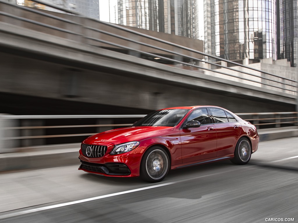 2019 Mercedes-AMG C63 S Sedan (US-Sedan) - Front Three-Quarter