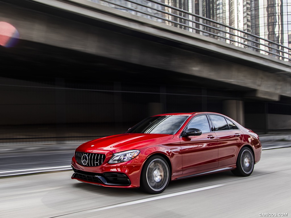 2019 Mercedes-AMG C63 S Sedan (US-Sedan) - Front Three-Quarter