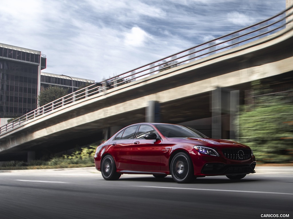 2019 Mercedes-AMG C63 S Sedan (US-Sedan) - Front Three-Quarter