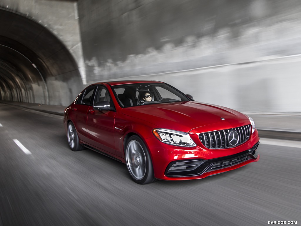 2019 Mercedes-AMG C63 S Sedan (US-Sedan) - Front Three-Quarter