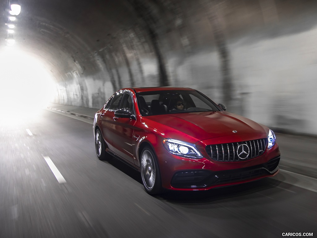 2019 Mercedes-AMG C63 S Sedan (US-Sedan) - Front Three-Quarter