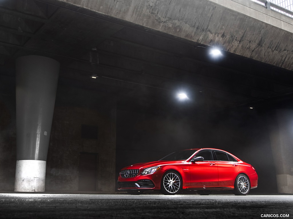 2019 Mercedes-AMG C63 S Sedan (US-Sedan) - Front Three-Quarter