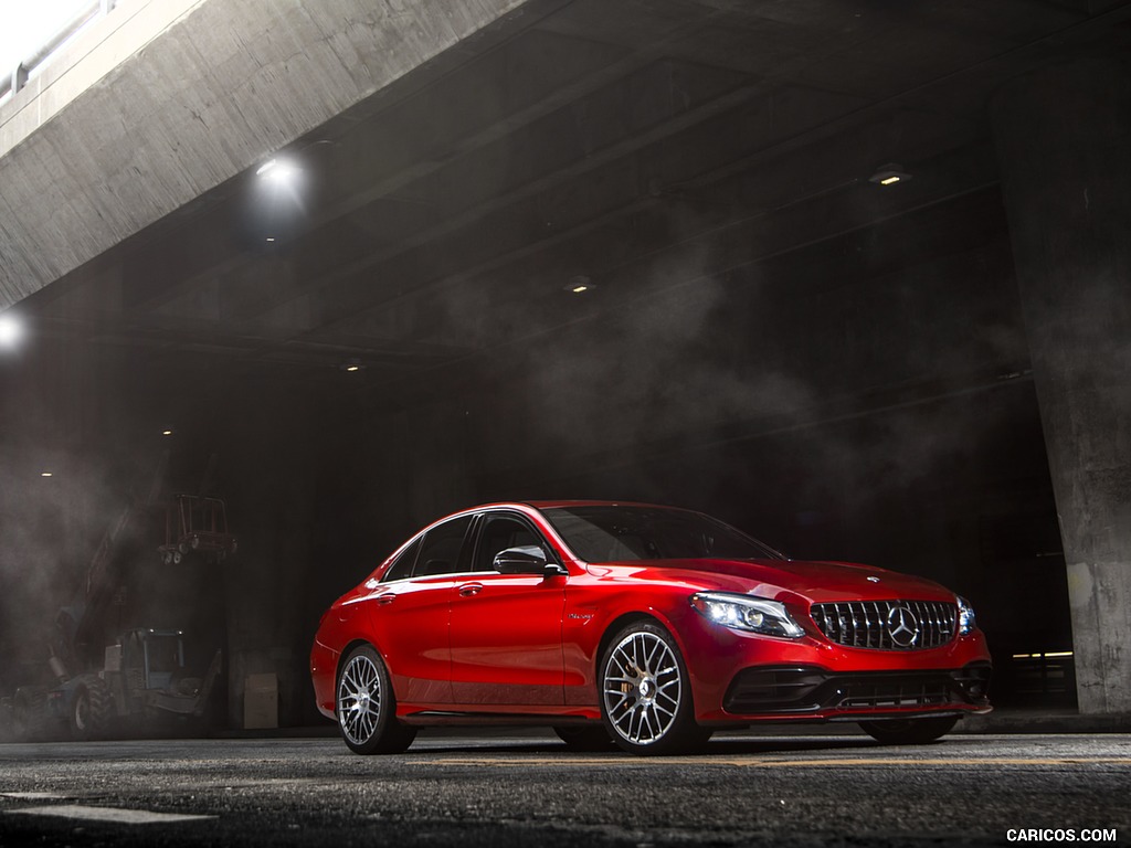 2019 Mercedes-AMG C63 S Sedan (US-Sedan) - Front Three-Quarter