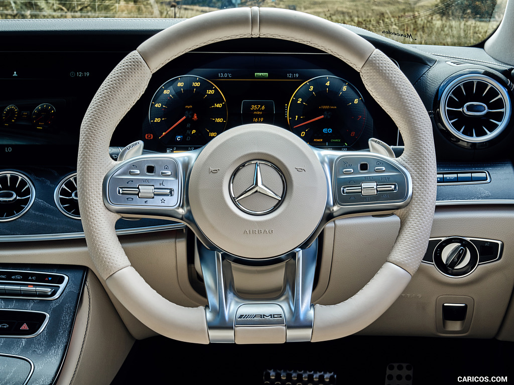 2019 Mercedes-AMG CLS 53 (UK-Spec) - Interior, Steering Wheel