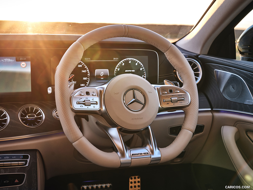 2019 Mercedes-AMG CLS 53 (UK-Spec) - Interior, Steering Wheel