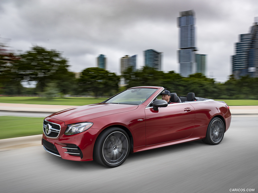 2019 Mercedes-AMG E 53 4MATIC+ Cabrio (US-Spec) Wallpaper - Front Three-Quarter