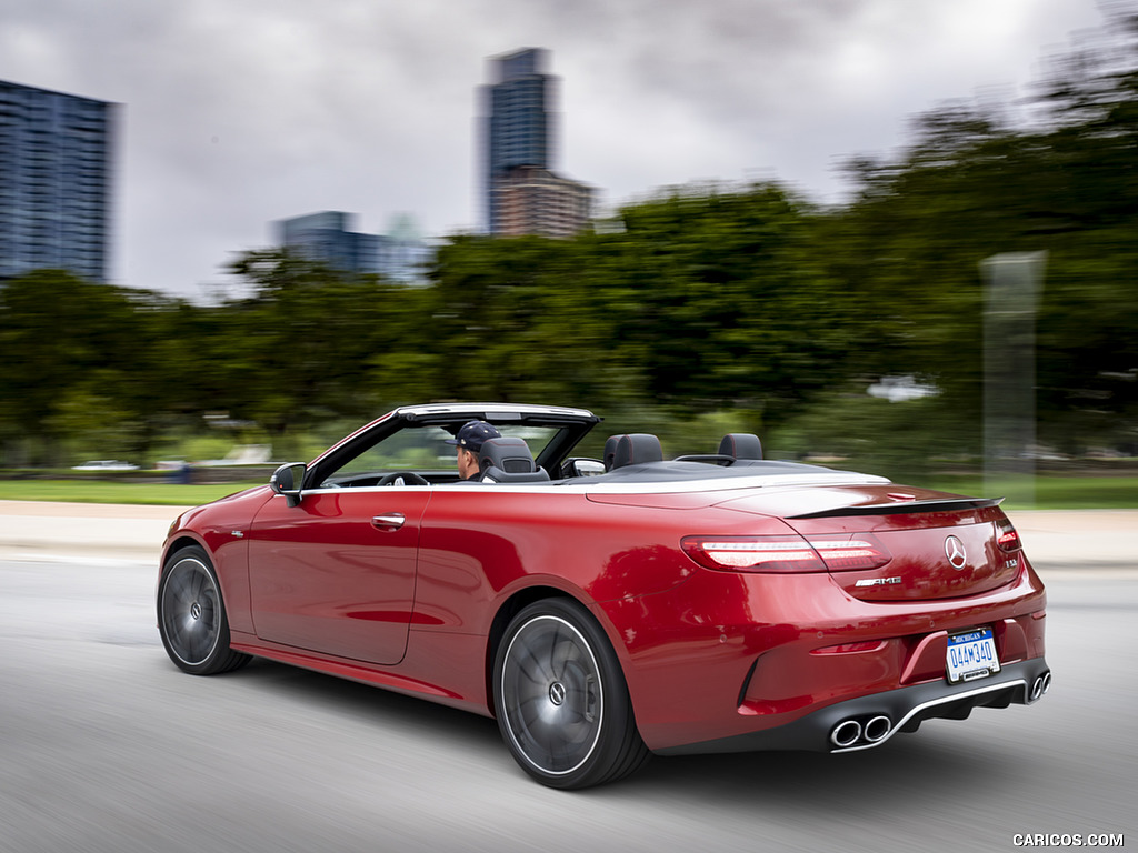 2019 Mercedes-AMG E 53 4MATIC+ Cabrio (US-Spec) Wallpaper - Rear Three-Quarter