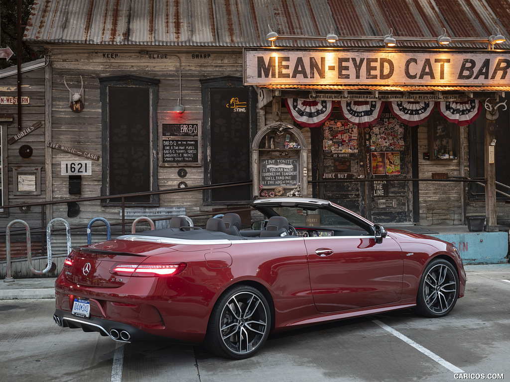 2019 Mercedes-AMG E 53 4MATIC+ Cabrio (US-Spec) Wallpaper - Rear Three-Quarter