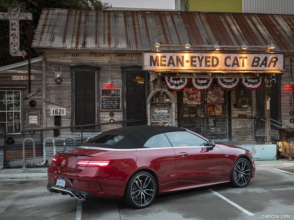 2019 Mercedes-AMG E 53 4MATIC+ Cabrio (US-Spec) Wallpaper - Rear Three-Quarter