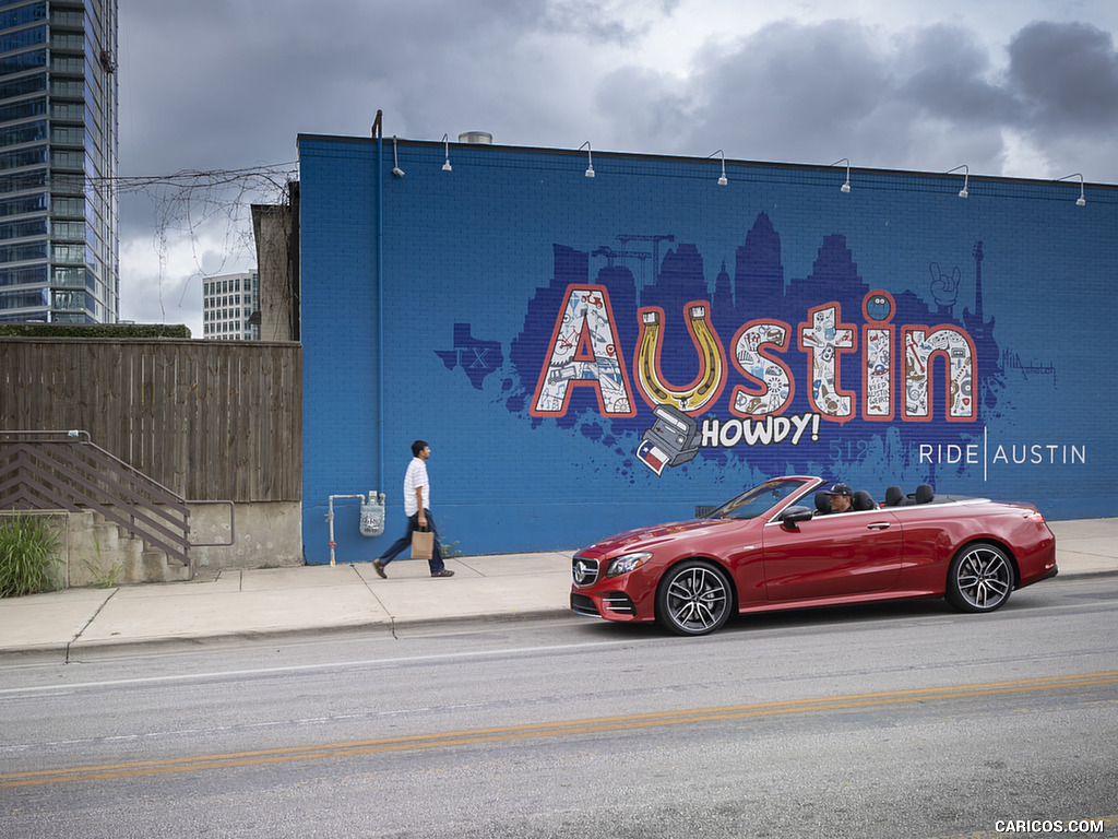 2019 Mercedes-AMG E 53 4MATIC+ Cabrio (US-Spec) Wallpaper - Side