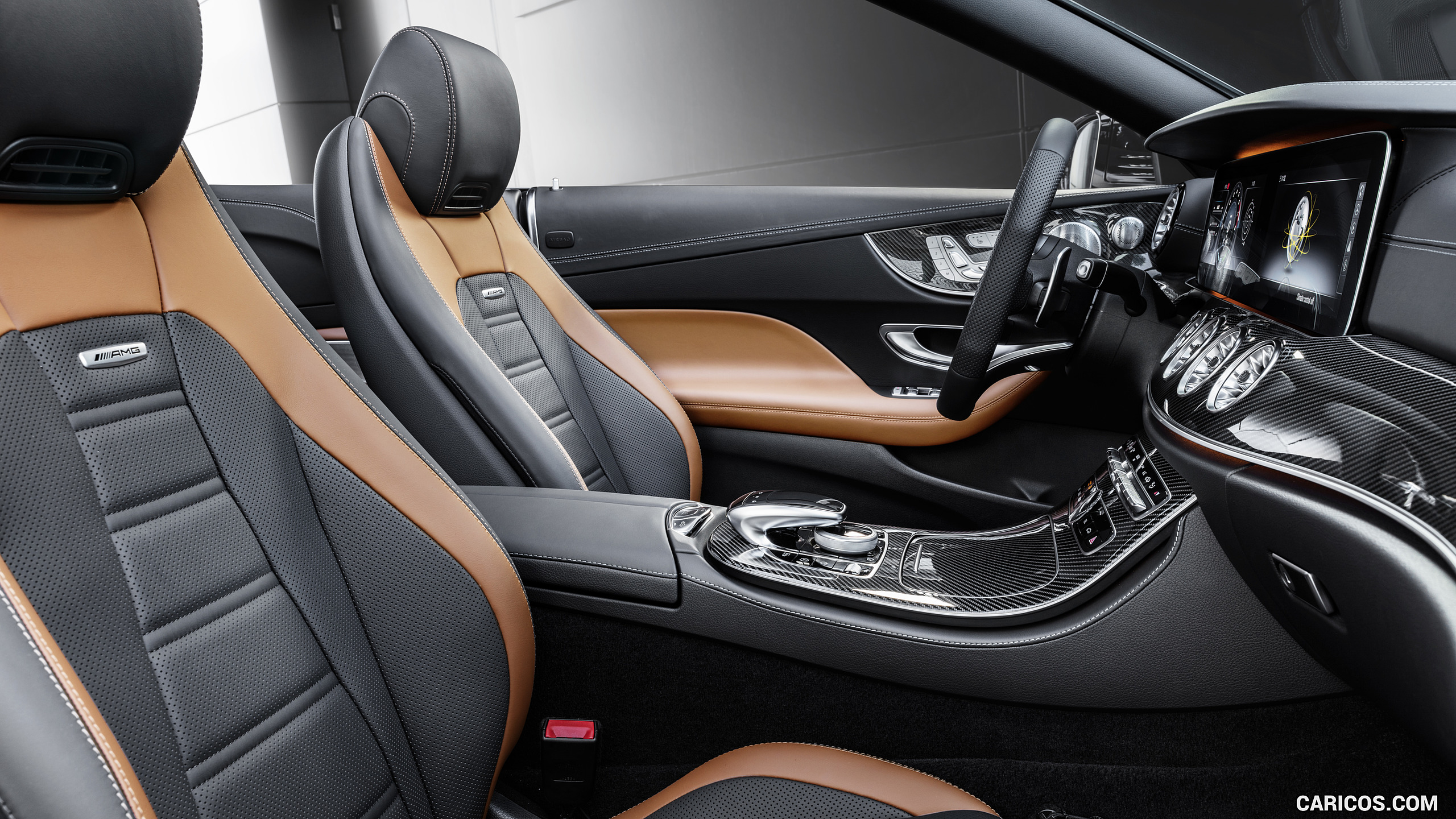 2019 Mercedes-AMG E 53 Cabrio 4MATIC+ (Color: Obsidian Black Metallic) - Interior, Front Seats, #28 of 193