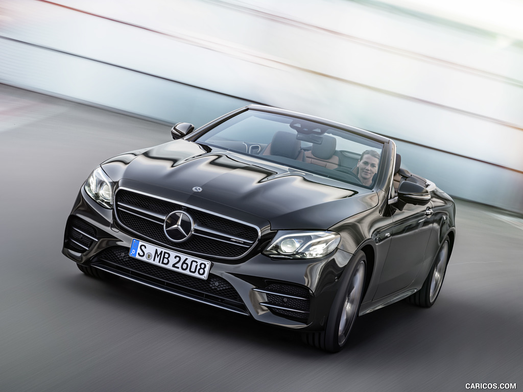 2019 Mercedes-AMG E 53 Cabrio 4MATIC+ (Color: Obsidian Black Metallic) - Front