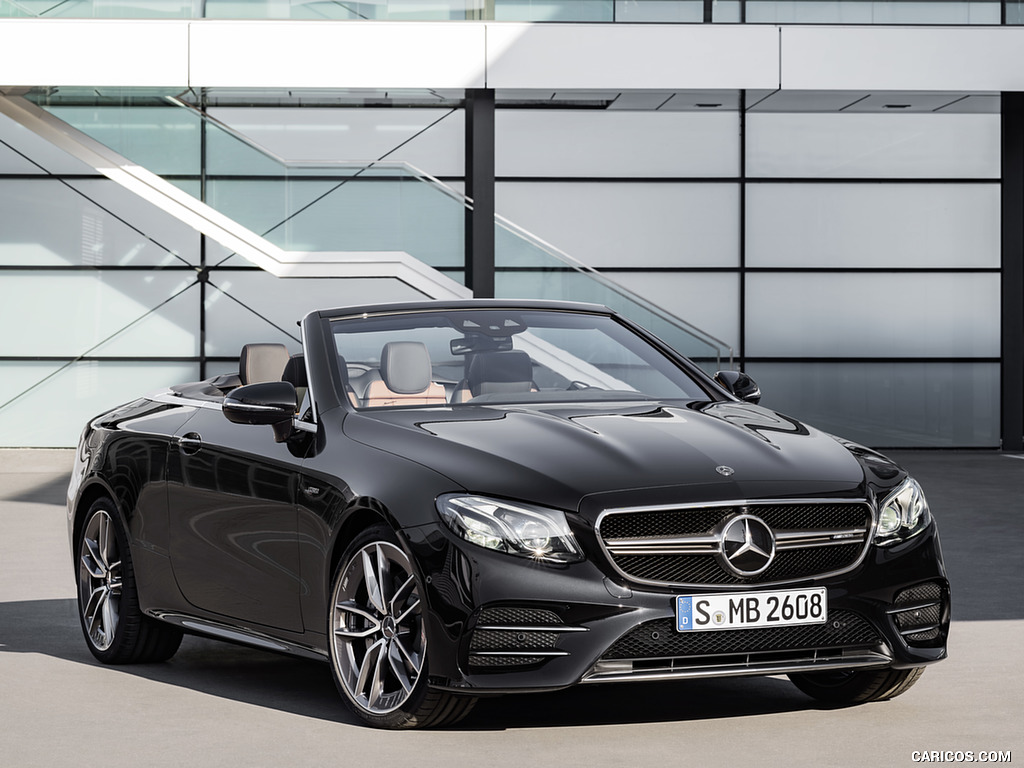 2019 Mercedes-AMG E 53 Cabrio 4MATIC+ (Color: Obsidian Black Metallic) - Front