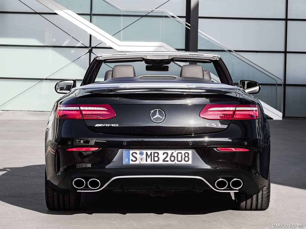 2019 Mercedes-AMG E 53 Cabrio 4MATIC+ (Color: Obsidian Black Metallic) - Rear