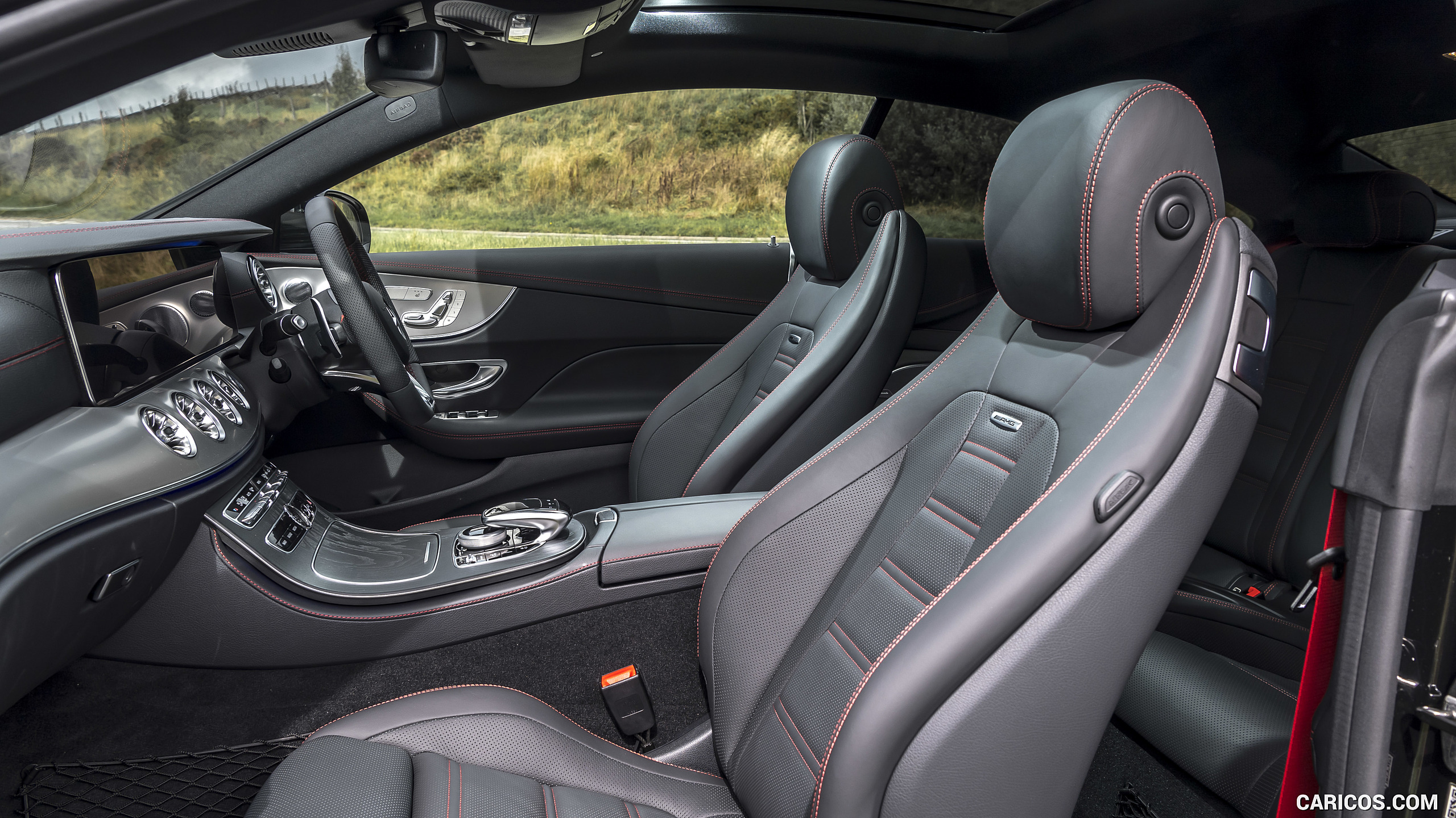 2019 Mercedes-AMG E 53 Coupe (UK-Spec) - Interior, Front Seats, #57 of 166