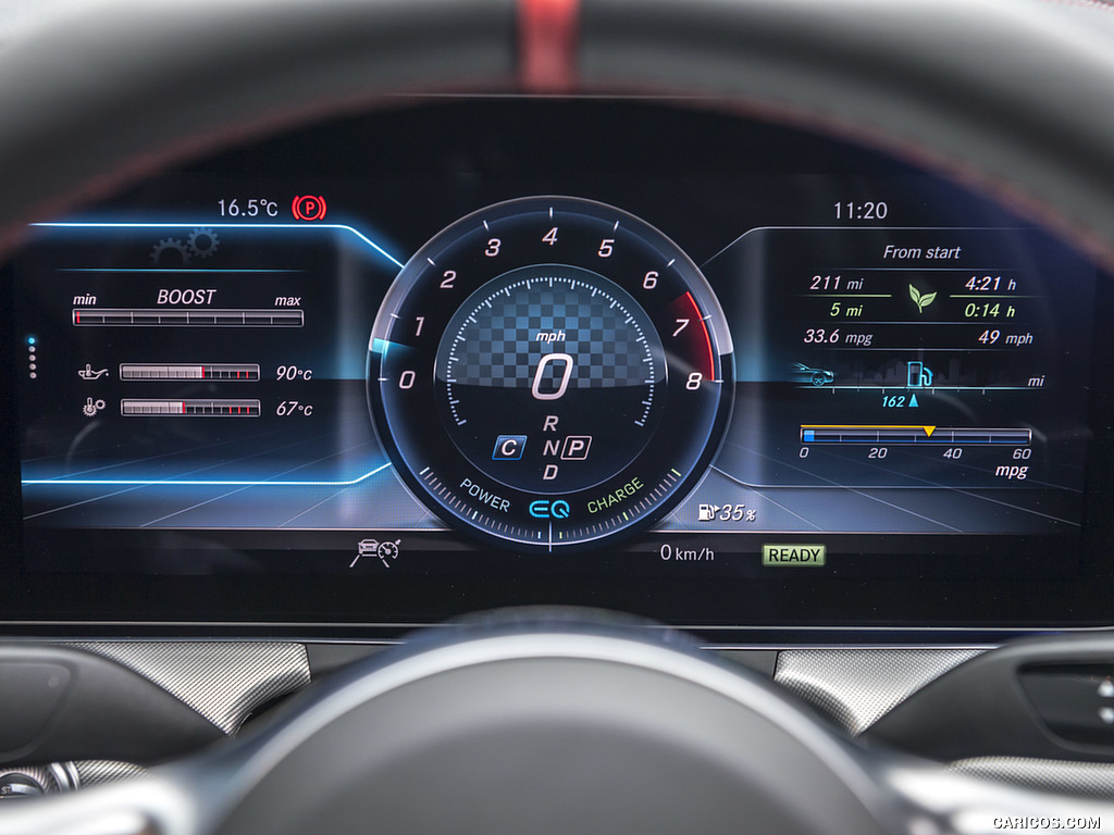 2019 Mercedes-AMG E 53 Coupe (UK-Spec) - Digital Instrument Cluster