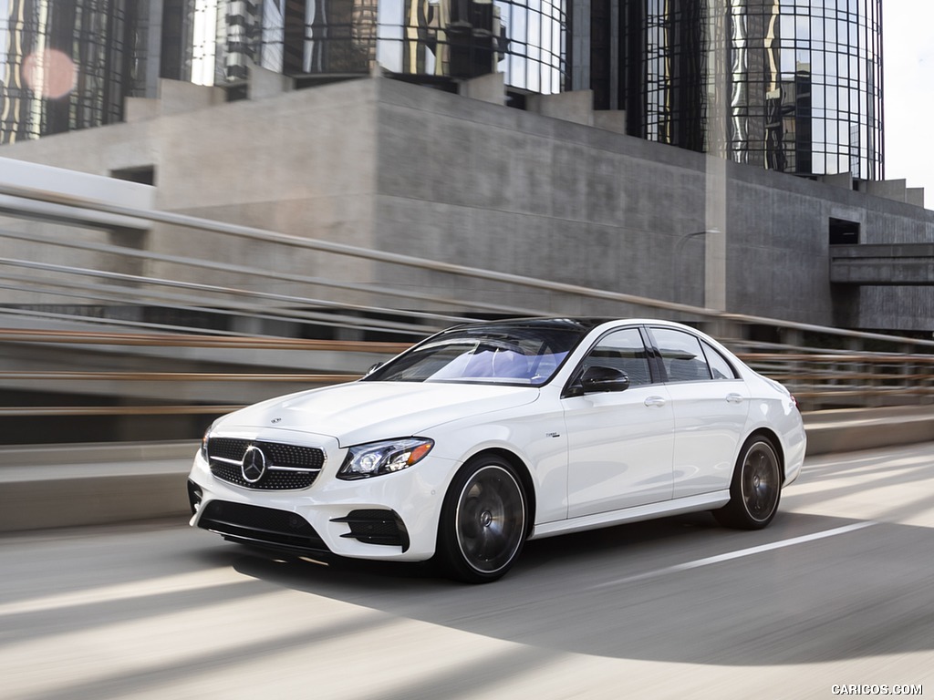 2019 Mercedes-AMG E 53 Sedan (US-Spec) - Front Three-Quarter