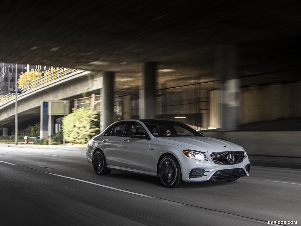 2019 Mercedes-AMG E 53 Sedan (US-Spec) - Front Three-Quarter