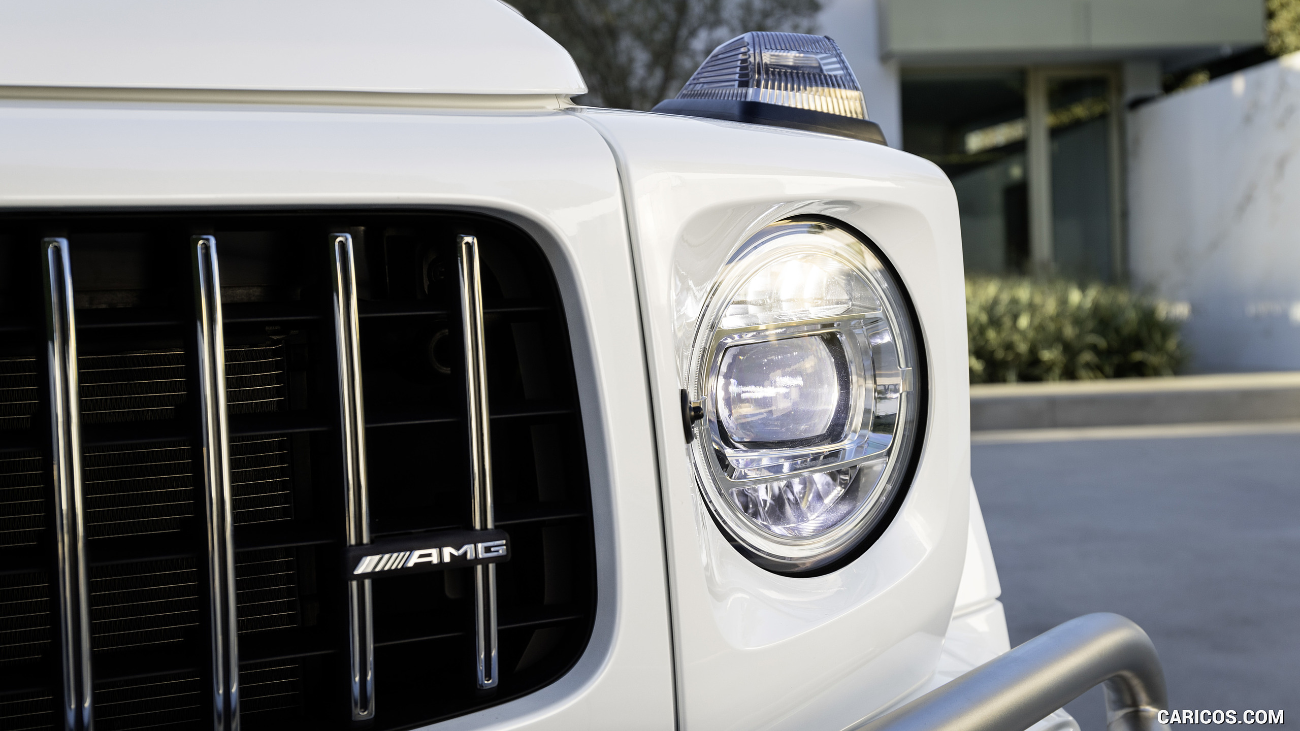 2019 Mercedes-AMG G63 (Color: Designo Mystic White Bright) - Headlight, #32 of 452