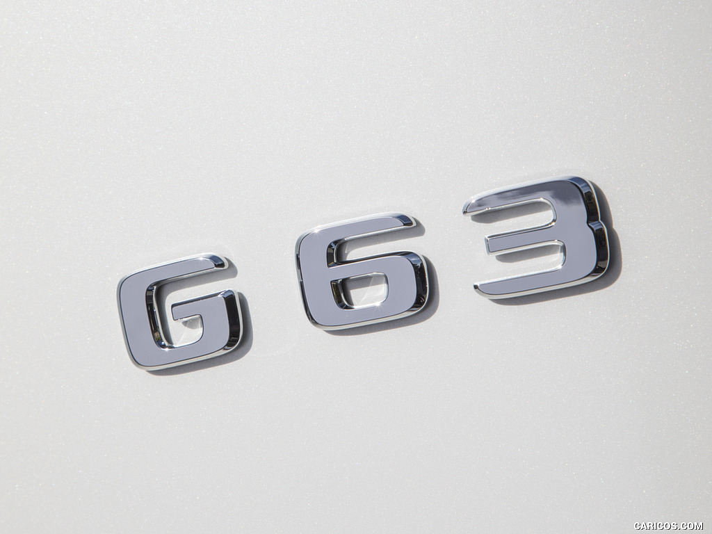 2019 Mercedes-AMG G63 (Color: Designo Diamond White Bright) - Badge