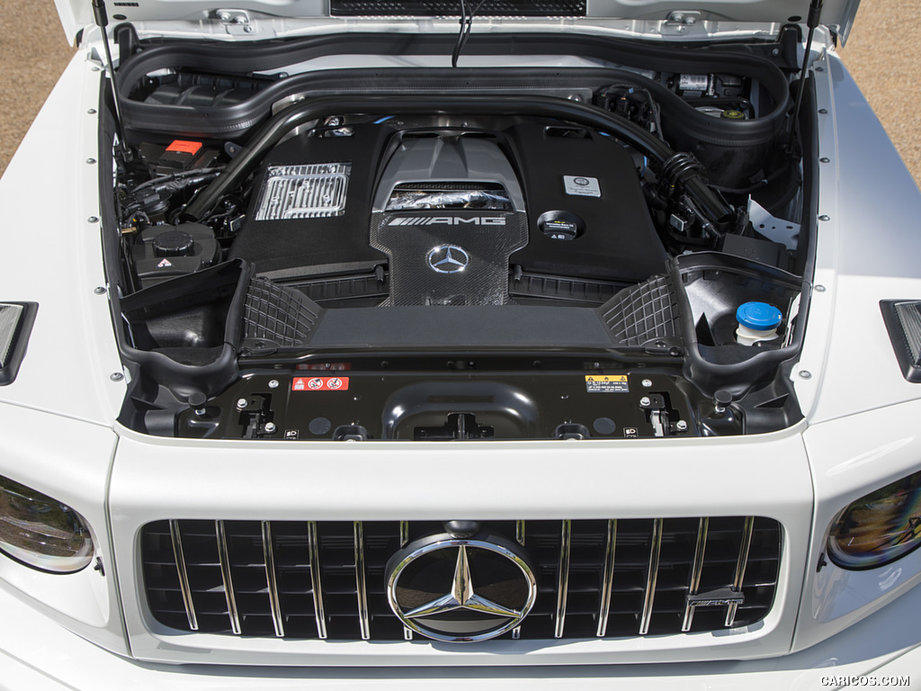 2019 Mercedes-AMG G63 (Color: Designo Diamond White Bright) - Engine