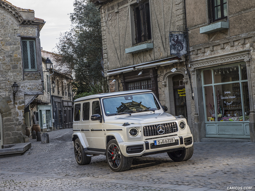 2019 Mercedes-AMG G63 (Color: Designo Diamond White Bright) - Front