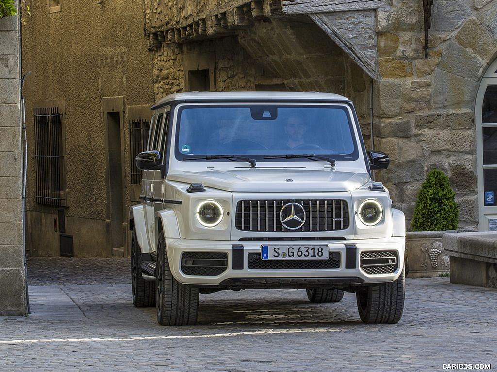 2019 Mercedes-AMG G63 (Color: Designo Diamond White Bright) - Front