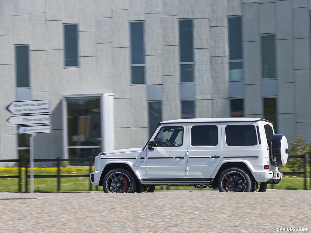 2019 Mercedes-AMG G63 (Color: Designo Diamond White Bright) - Side