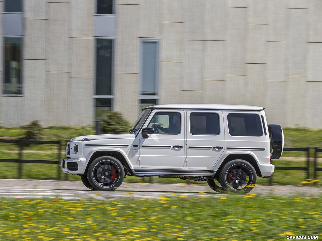 2019 Mercedes-AMG G63 (Color: Designo Diamond White Bright) - Side