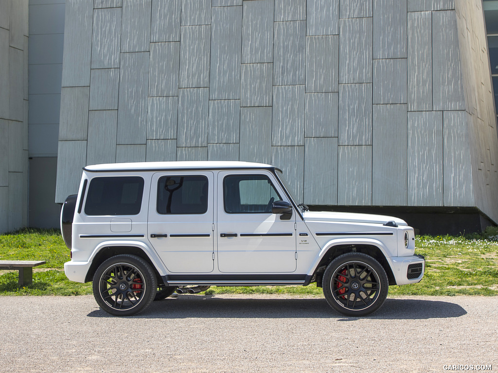 2019 Mercedes-AMG G63 (Color: Designo Diamond White Bright) - Side