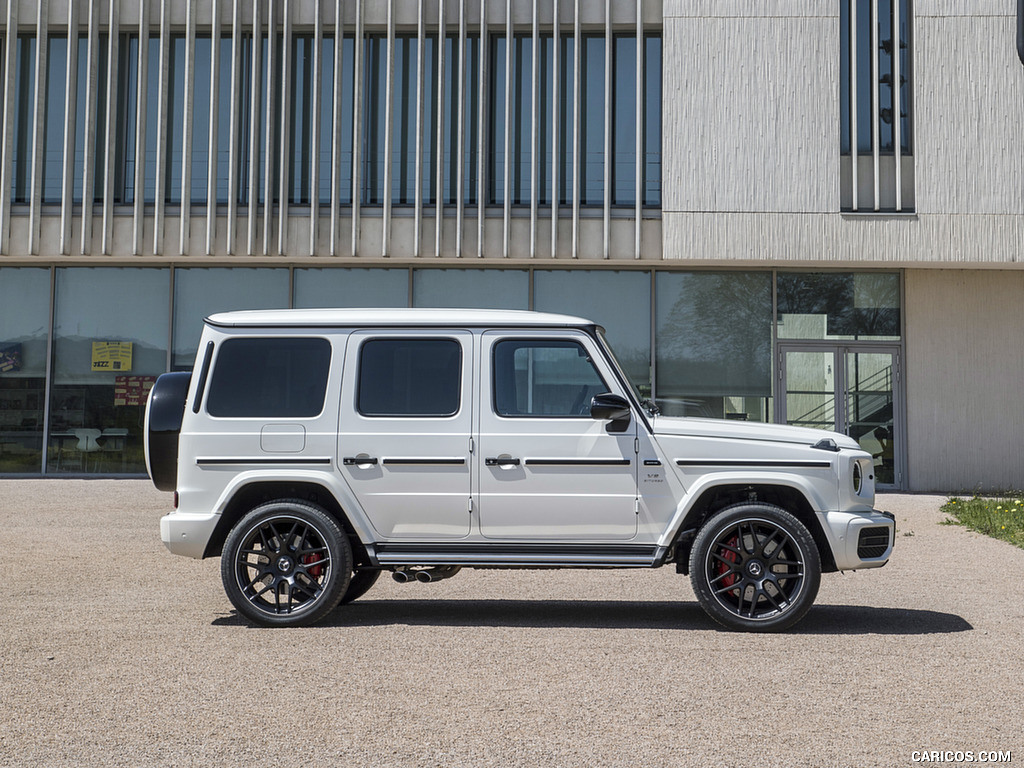 2019 Mercedes-AMG G63 (Color: Designo Diamond White Bright) - Side