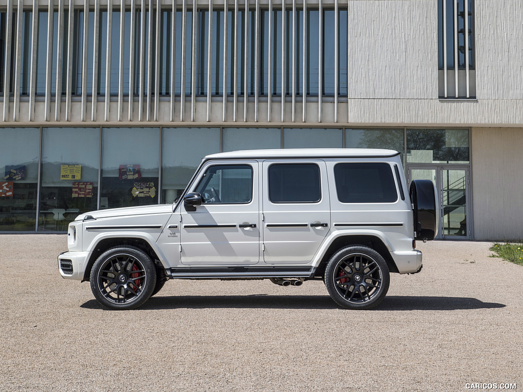 2019 Mercedes-AMG G63 (Color: Designo Diamond White Bright) - Side