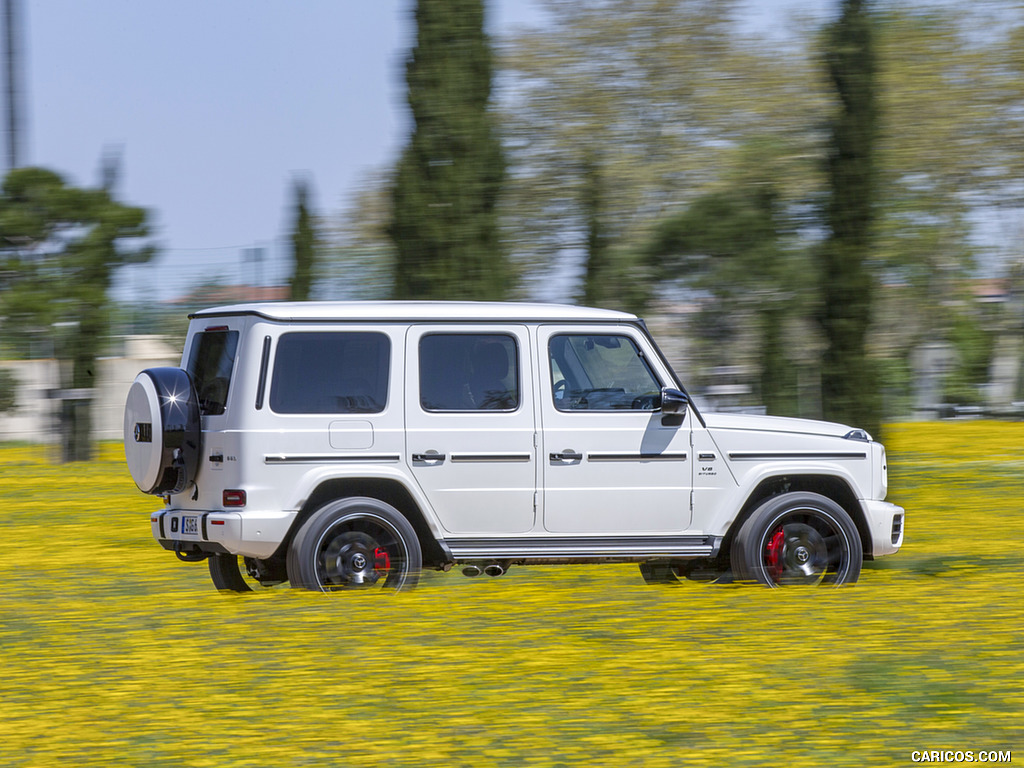 2019 Mercedes-AMG G63 (Color: Designo Diamond White Bright) - Side