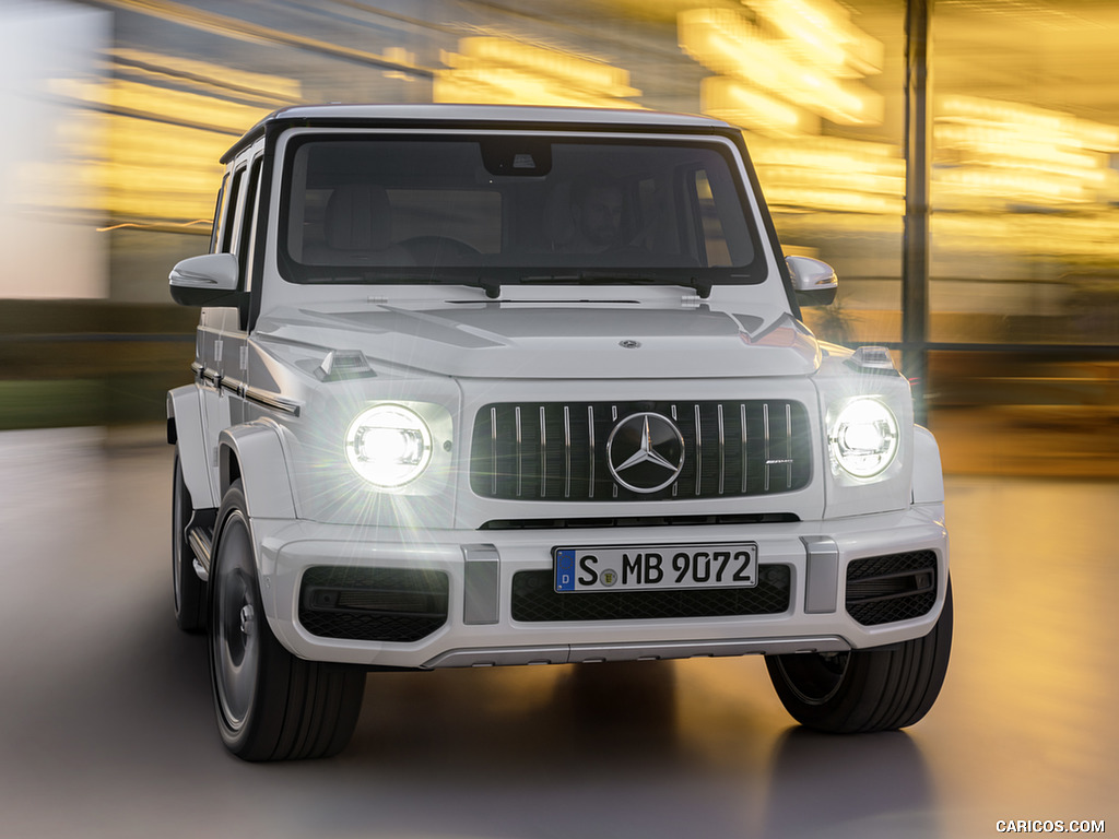 2019 Mercedes-AMG G63 (Color: Designo Mystic White Bright) - Front