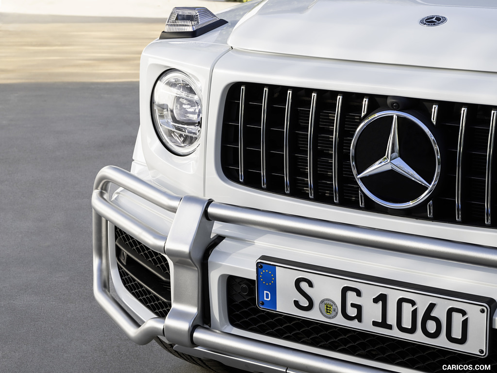 2019 Mercedes-AMG G63 (Color: Designo Mystic White Bright) - Grille