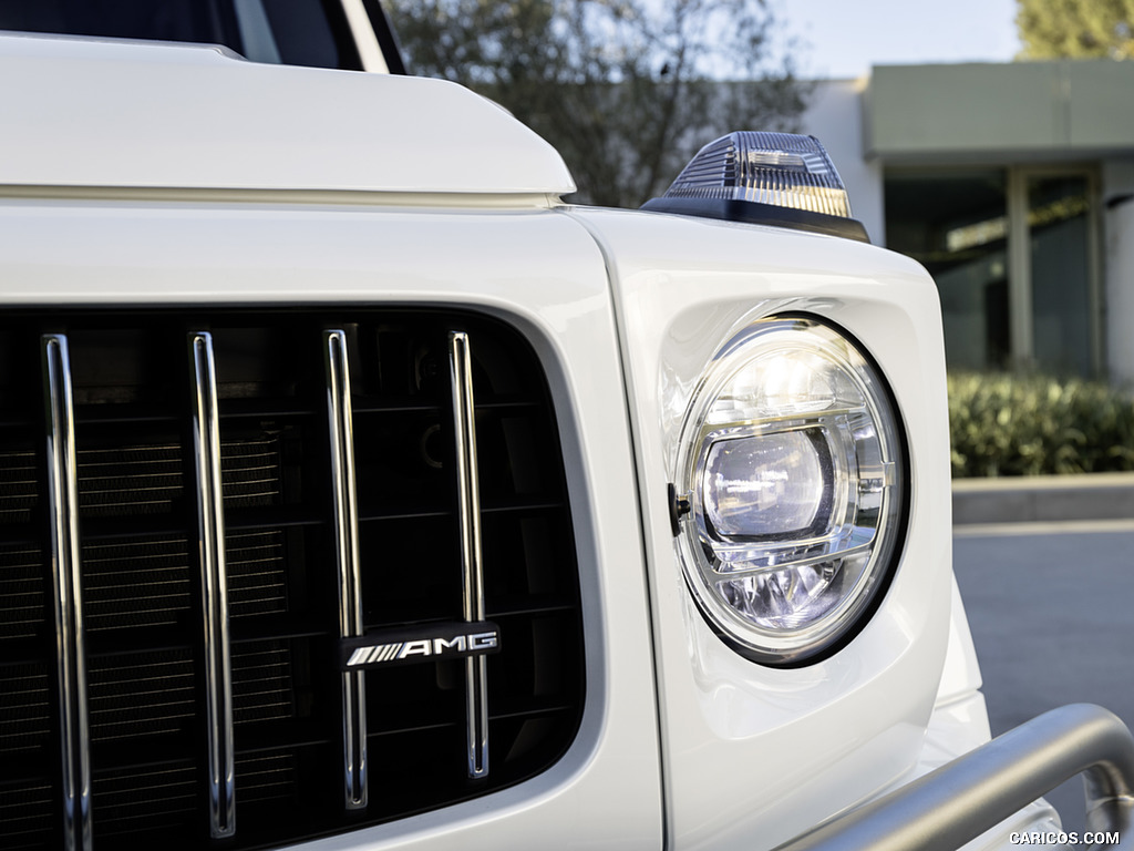 2019 Mercedes-AMG G63 (Color: Designo Mystic White Bright) - Headlight