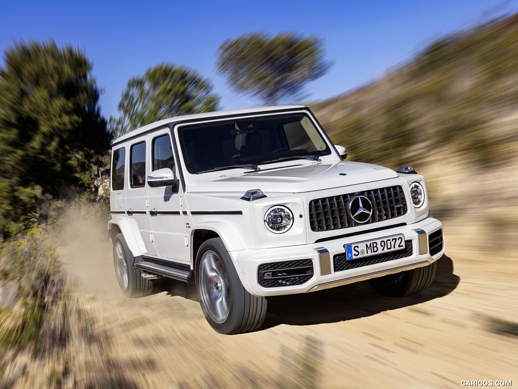 2019 Mercedes-AMG G63 (Color: Designo Mystic White Bright) - Off-Road