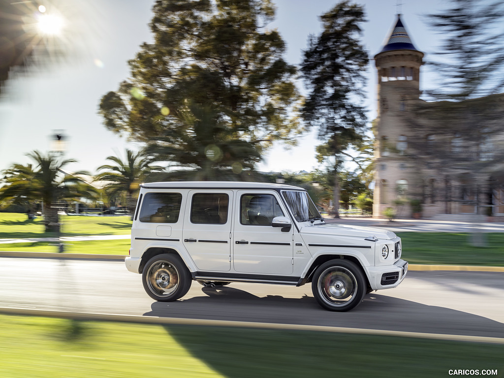 2019 Mercedes-AMG G63 (Color: Designo Mystic White Bright) - Side